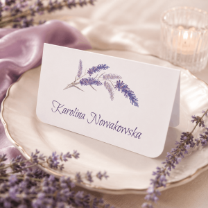 Winietki Ślubne Velvet Lavender